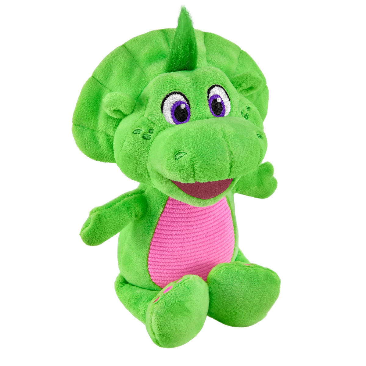 Fisher-Price Barney's World Plush Baby Bop 8-inch Toy Dinosaur for Toddlers & Preschool Kids