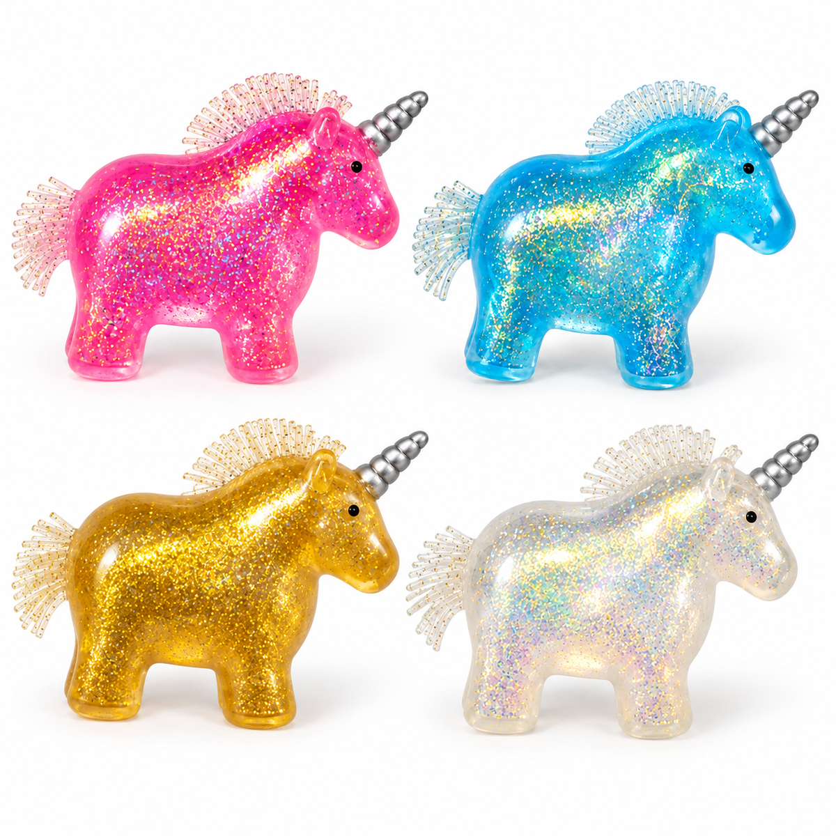 Toysmith Sugar Squishmee Noods Unicorn Squishy Toy Random Color