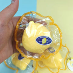 Stitched Lemon Squishy Stress Relief Sensory Fidget Toy