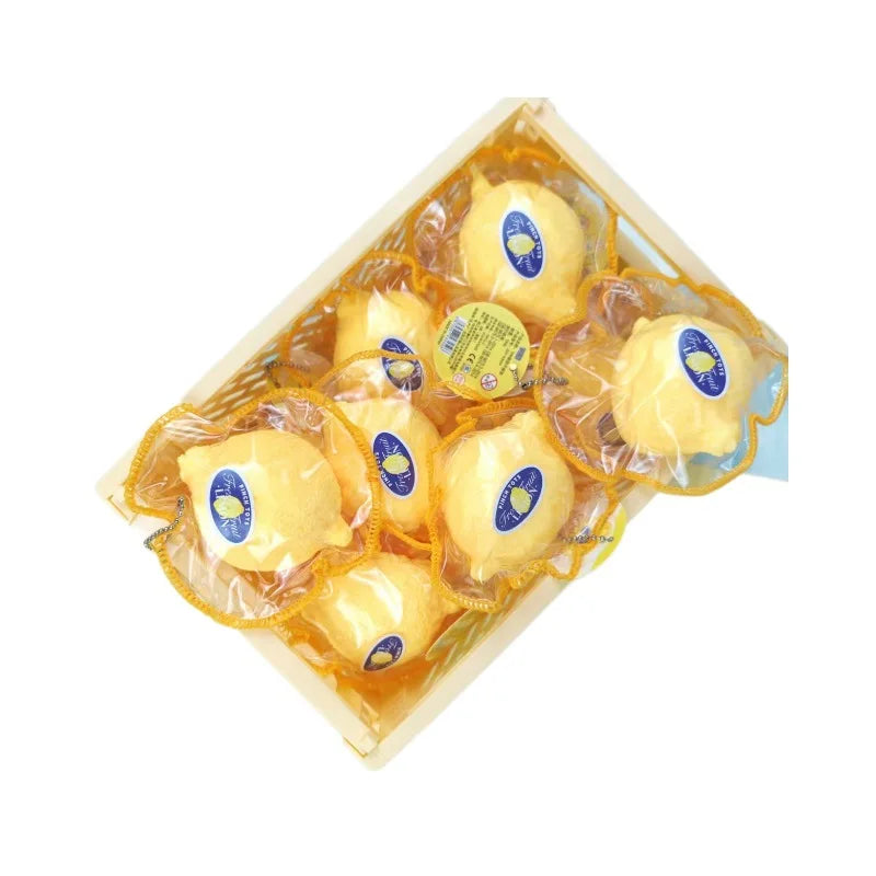 High Stitched Lemon Squishy Stress Relief Sensory Fidget Toy