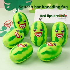 Watermelon Monster Squishy Funny Fruit Sensory Fidget Toy