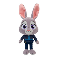 Disney Zootopia Judy Hopps 6-inch plush toy in police officer uniform
