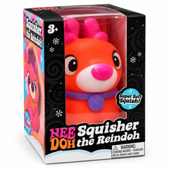 Schylling NeeDoh Squisher the Reindoh Squishy Fidget Toy 1 Piece Random Color