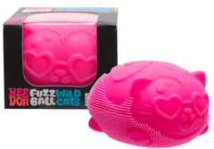 Nee Doh Fuzz Wild Cat, 1 random color