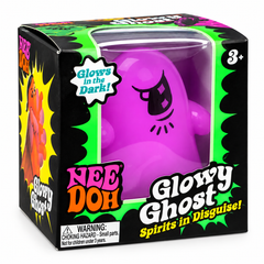 Schylling NeeDoh Glowy Ghost Glow in the Dark Squishy Toy Random Color