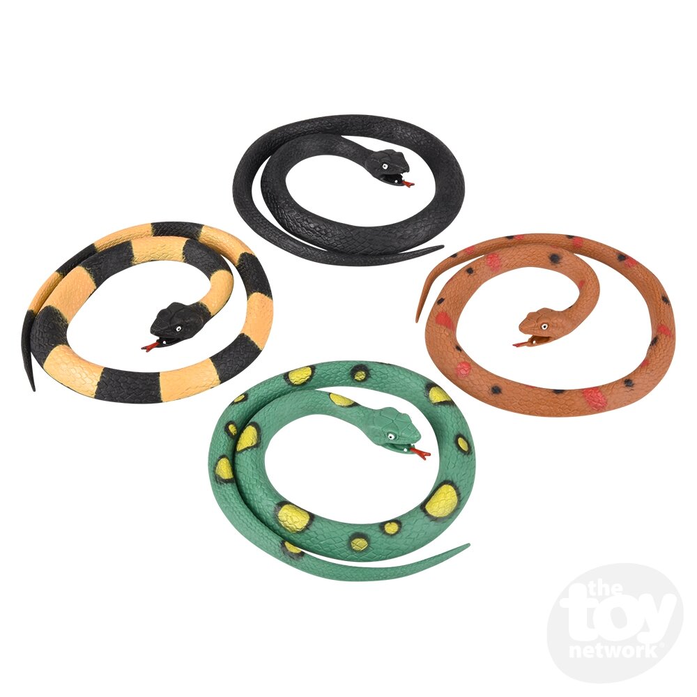 The Toy Network 24 Inch Vinyl Snake 1 Piece Random Color