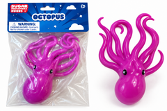 Toysmith Sugar Squishmeez Noods Octopus 1 Piece Random Color