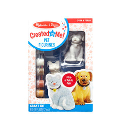 Melissa & Doug Created by Me Pet Figurines Painting Craft Kit