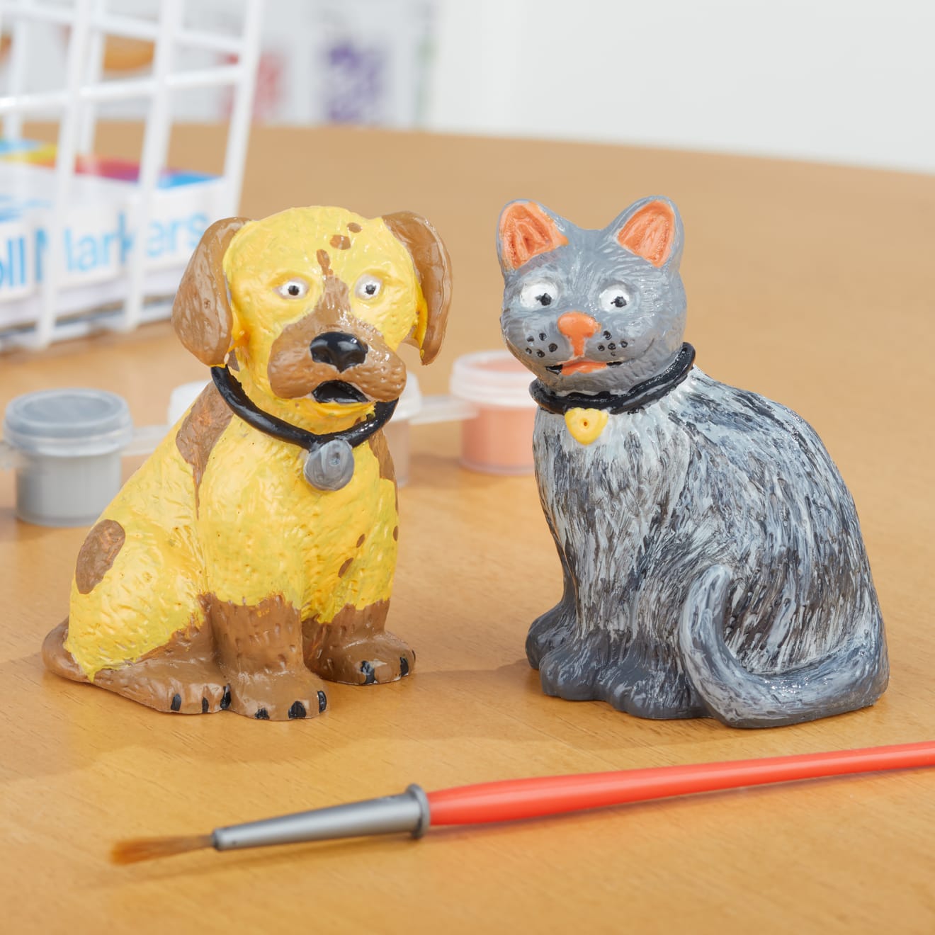 Melissa & Doug Created by Me Pet Figurines Painting Craft Kit