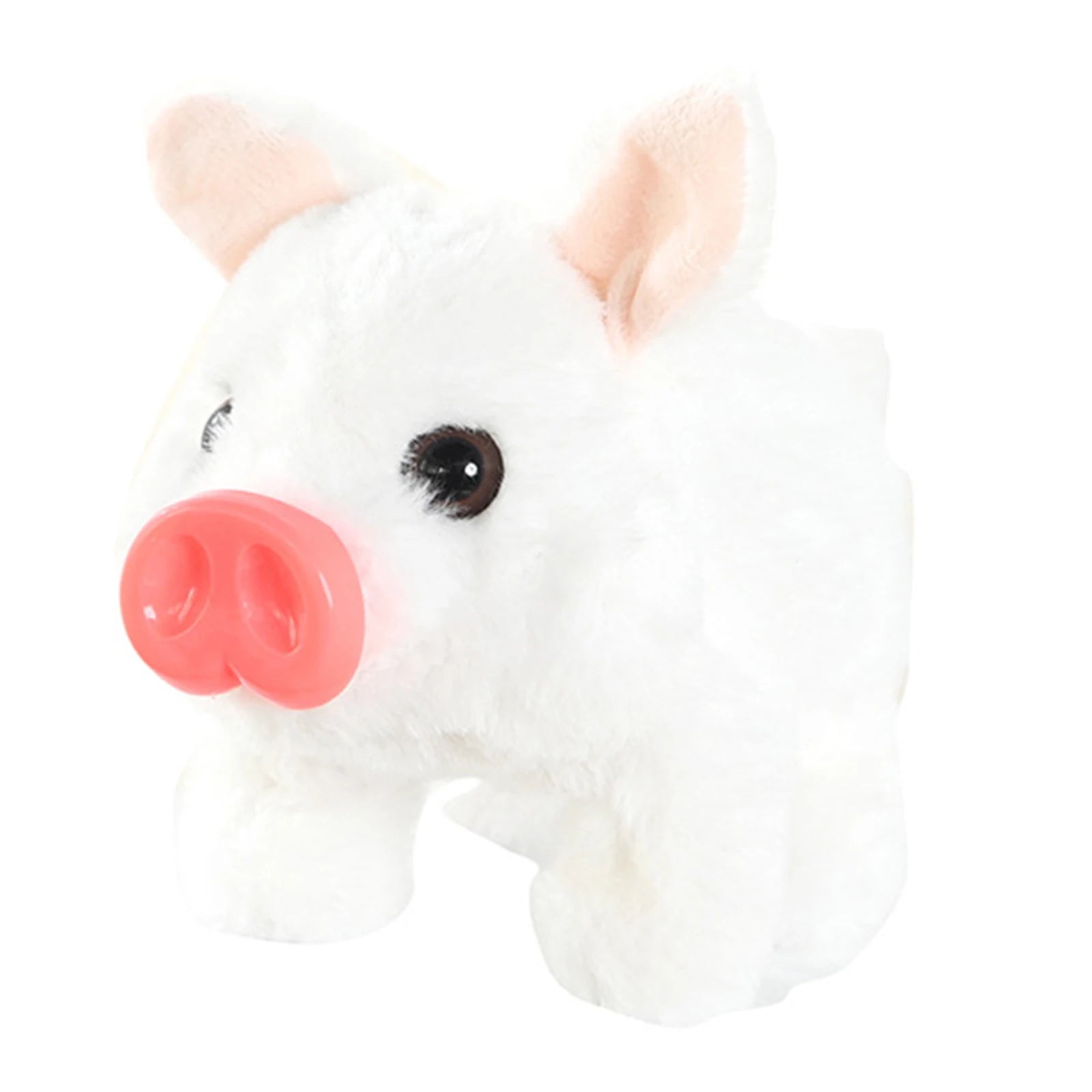 Interactive Electric Walking Pig Plush Toy with Sounds & Moving Tail