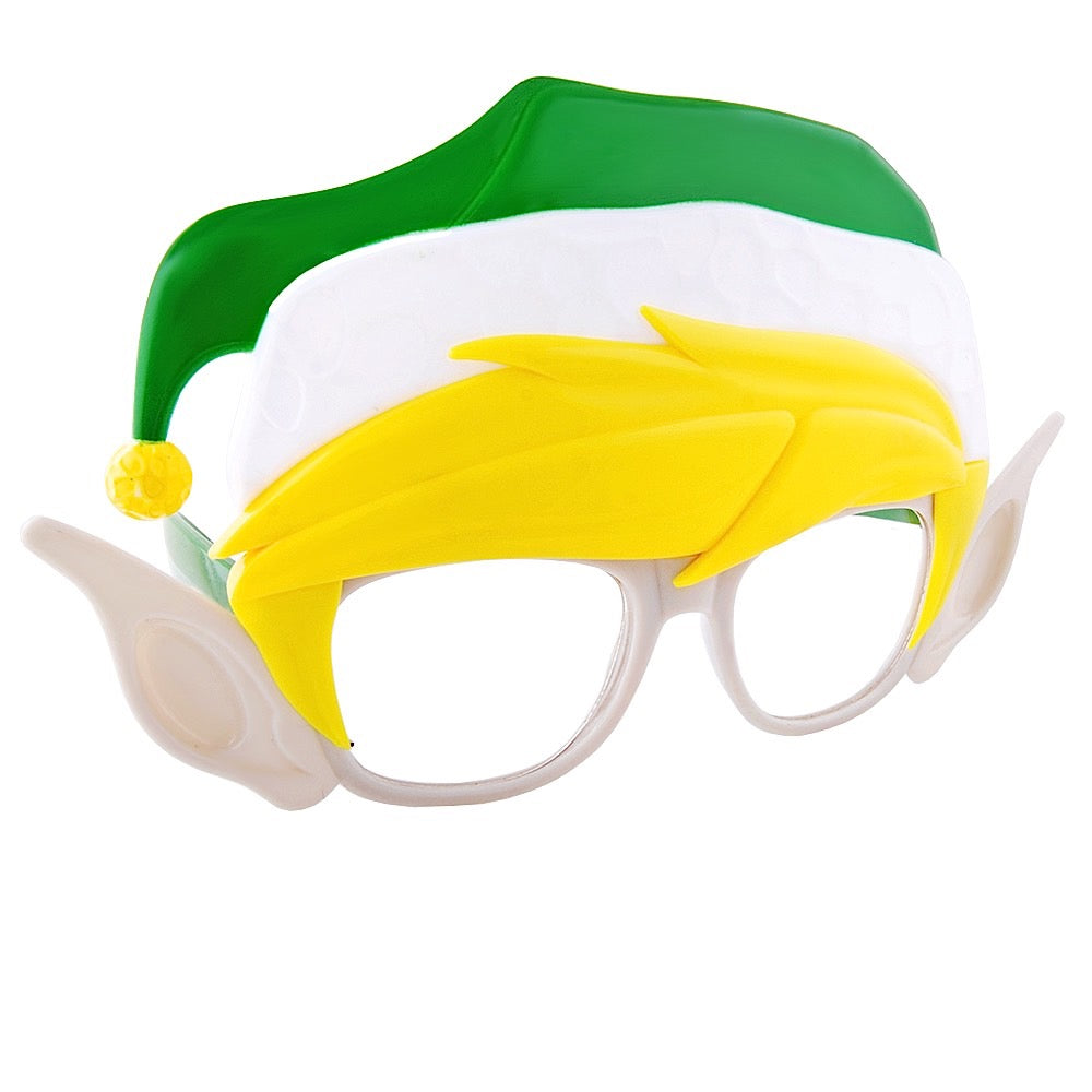 Sun-Staches Elf Christmas Costume Sunglasses with Hat & Ears