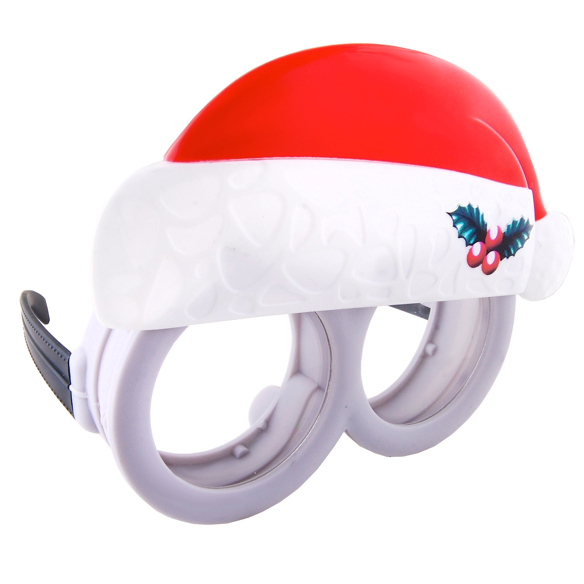 Sun-Staches Despicable Me Minions Christmas Costume Sunglasses with Santa Hat