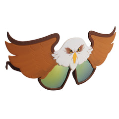 Sun-Staches Brown Eagle Costume Sunglasses with Large Brown Wings