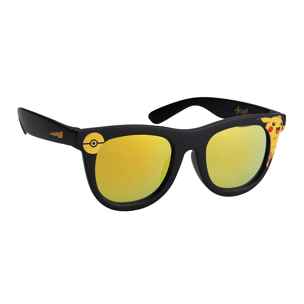 Sun-Staches Pokémon Pikachu Kids Arkaid Black Frame Sunglasses with Yellow Lenses