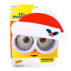 Sun-Staches Despicable Me Minions Christmas Costume Sunglasses with Santa Hat