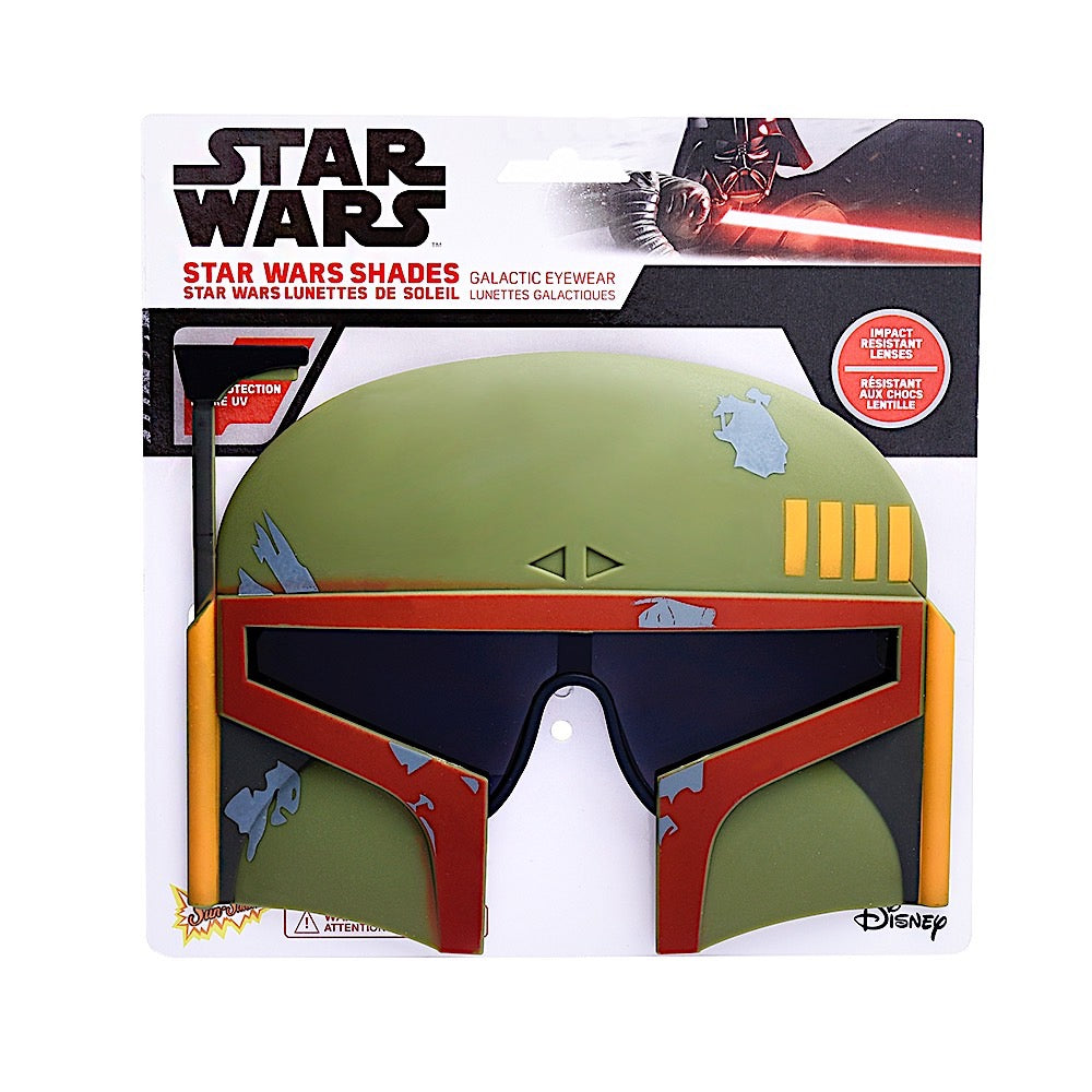 Sun-Staches Star Wars Boba Fett Helmet Costume Sunglasses