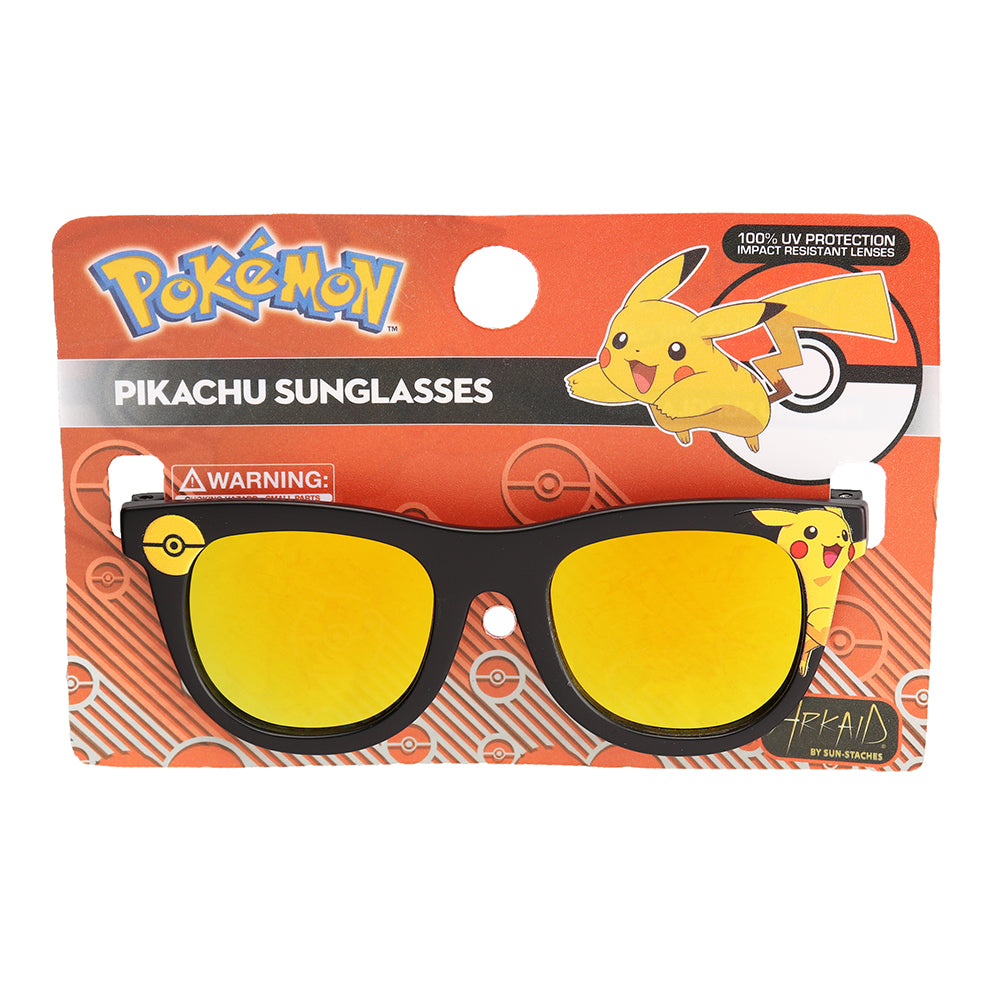 Sun-Staches Pokémon Pikachu Kids Arkaid Black Frame Sunglasses with Yellow Lenses