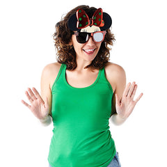 Sun-Staches Disney Minnie Mouse Holiday Reflective Costume Sunglasses