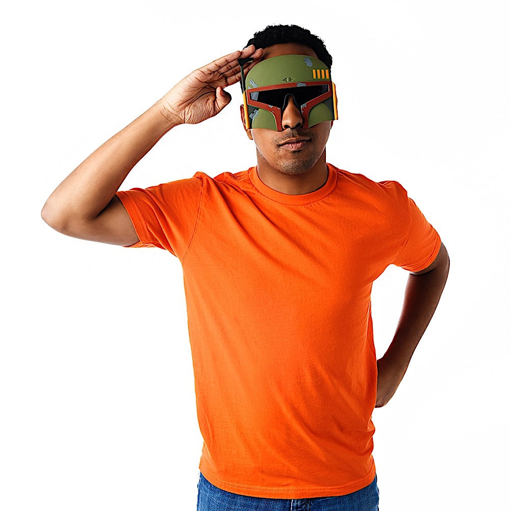 Sun-Staches Star Wars Boba Fett Helmet Costume Sunglasses