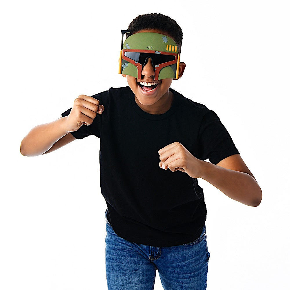 Sun-Staches Star Wars Boba Fett Helmet Costume Sunglasses