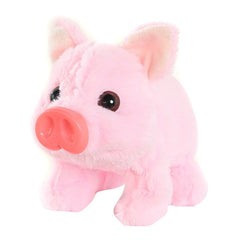 Interactive Electric Walking Pig Plush Toy with Sounds & Moving Tail