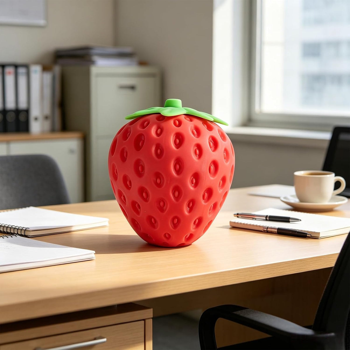 Strawberry Slow Rising Squishy Stress Relief Toy 3 inches