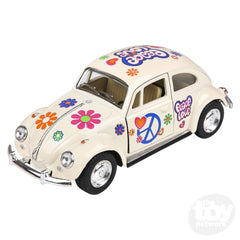 The Toy Network 5 Inch Die Cast Flower Power VW Beetle 1 Piece Random Color