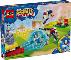 LEGO Sonic the Hedgehog: Sonic's Campfire Clash - Building Toy for Kids, Boys and Girls, Ages 7+ - Pretend Play Set with Speed Sphere Launcher - 4 Sonic Characters - Gift Idea for Birthdays - 77001