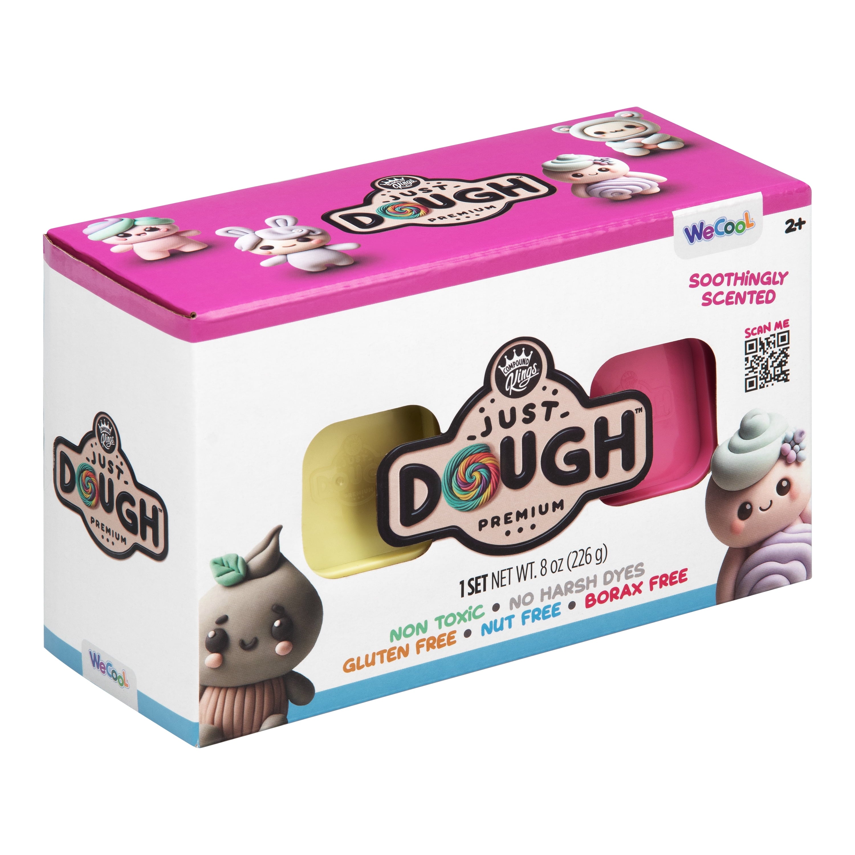 Compound Kings, Scented Modeling Dough Slime, 2 Multicolor Packs for Children Ages 3 and Up
