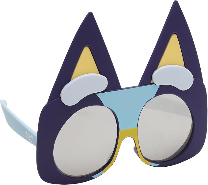 Bluey kids blue character costume sunglasses