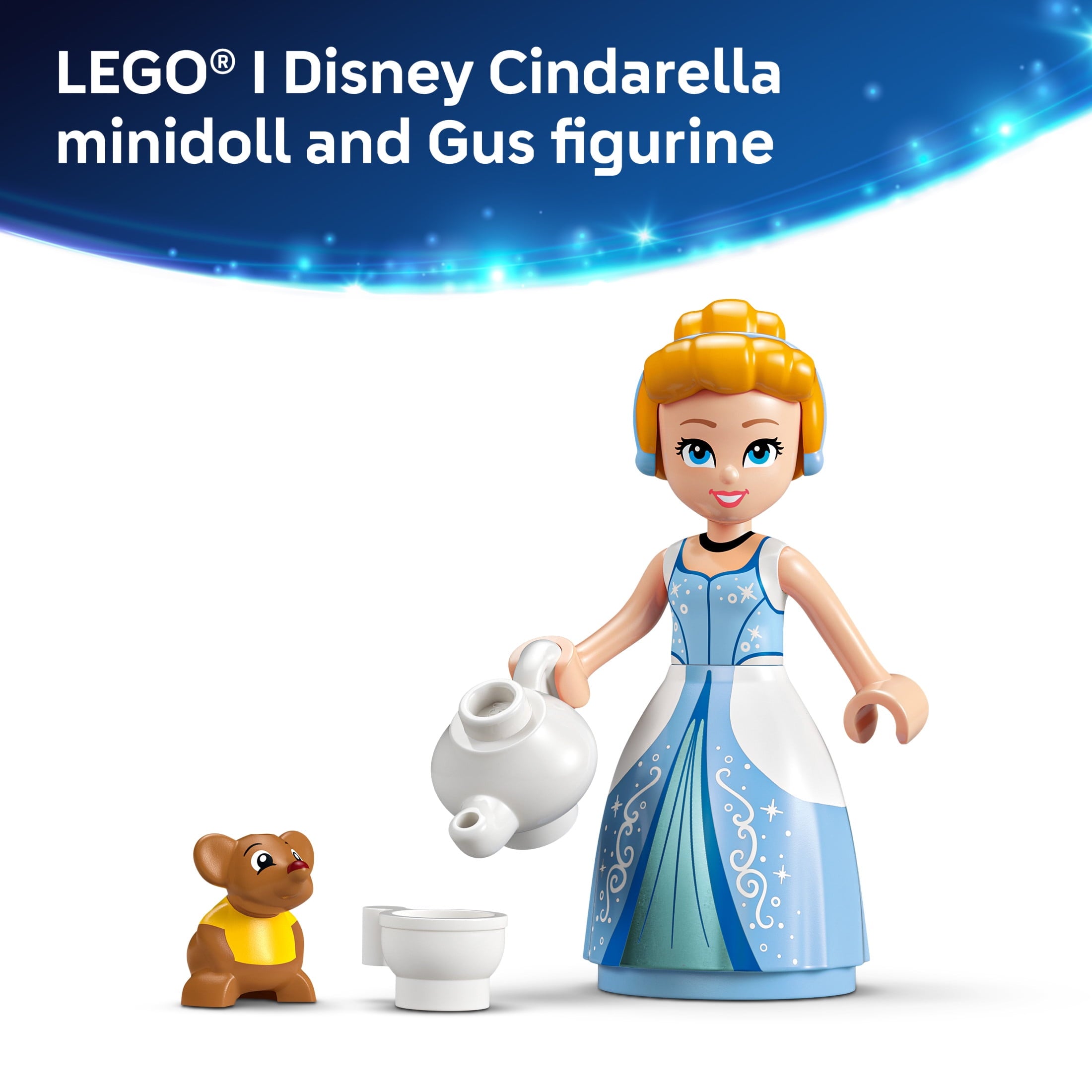 LEGO Disney Princess Cinderella’s Dress Kids Toy with Minidoll Character - Fun Building Toy for Girls and Boys Ages 9 and Up - Disney Gift Idea for Fans and Fashion Lovers - 43266
