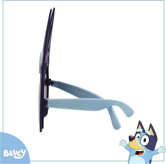 Bluey kids blue character costume sunglasses