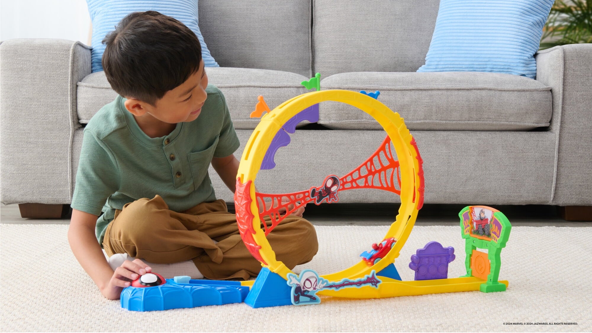 Spidey and His Amazing Friends Super Loop Track Set Toddler Toy