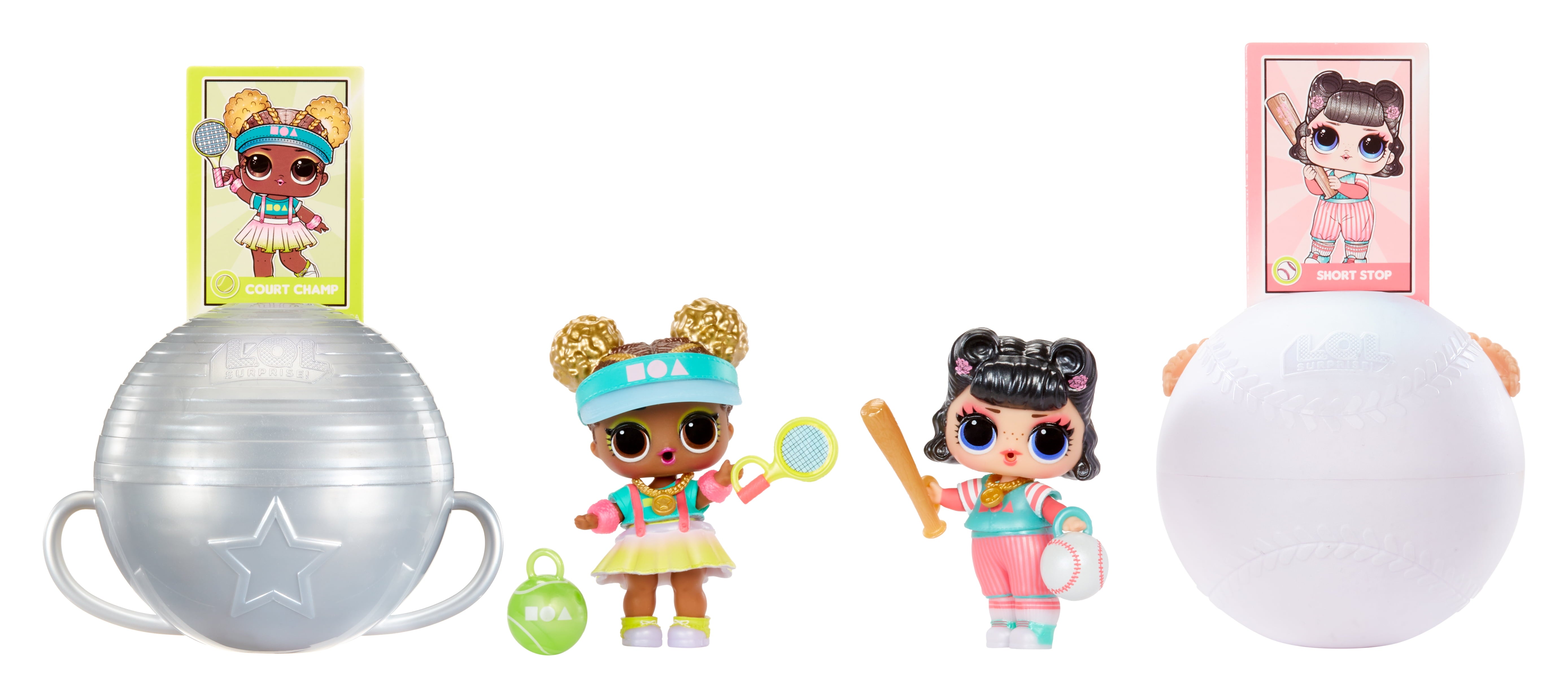 LOL Surprise All Star Sports Vault Collection Tots with Sports-Themed Collectible Doll and 8 Surprises to Unbox Including Matching Accessories – Great Gift for Kids Ages 4+
