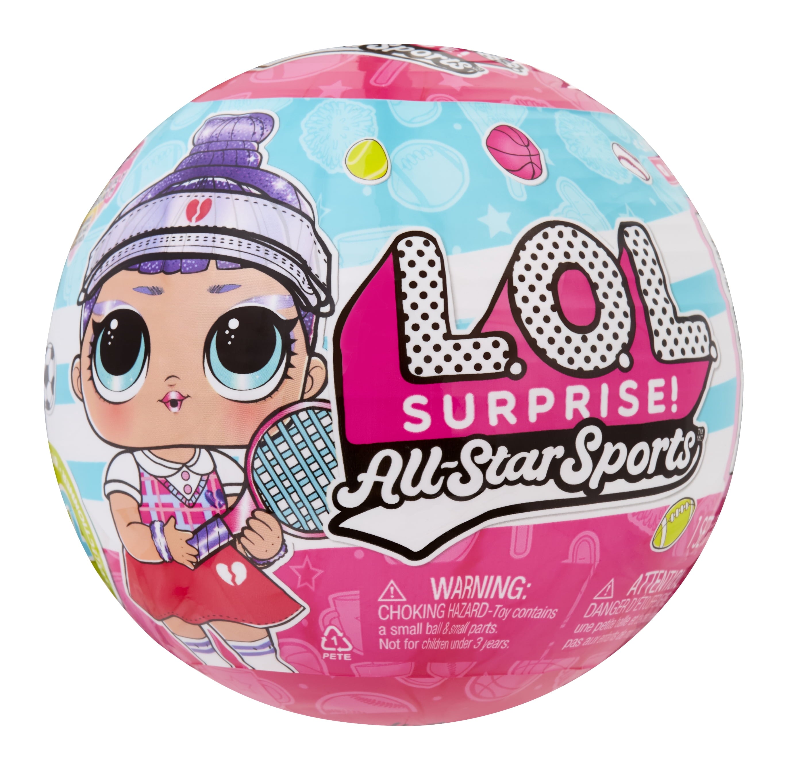 LOL Surprise All Star Sports Vault Collection Tots with Sports-Themed Collectible Doll and 8 Surprises to Unbox Including Matching Accessories – Great Gift for Kids Ages 4+