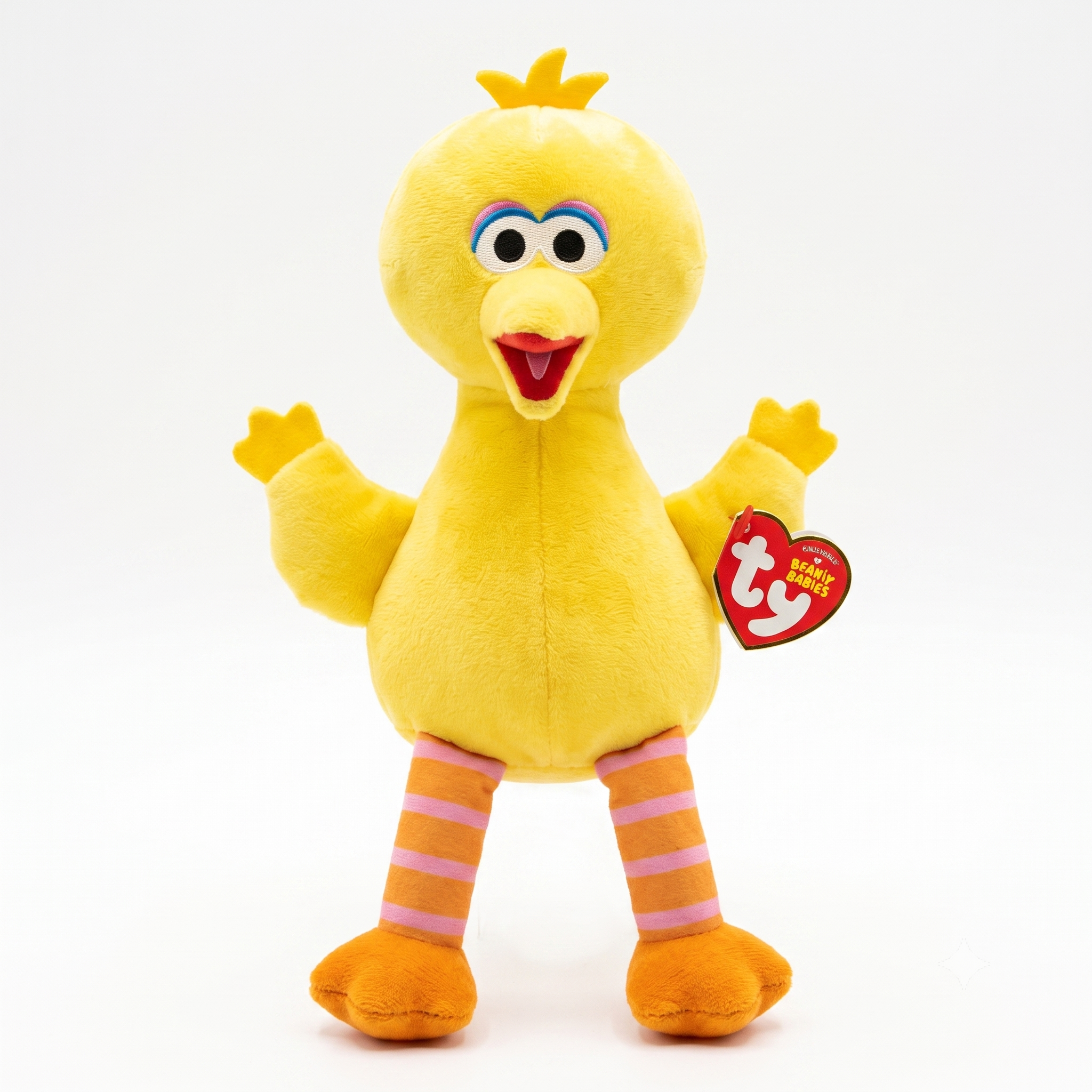 Ty Beanie Babies Big Bird Sesame Street Plush 8 Inch