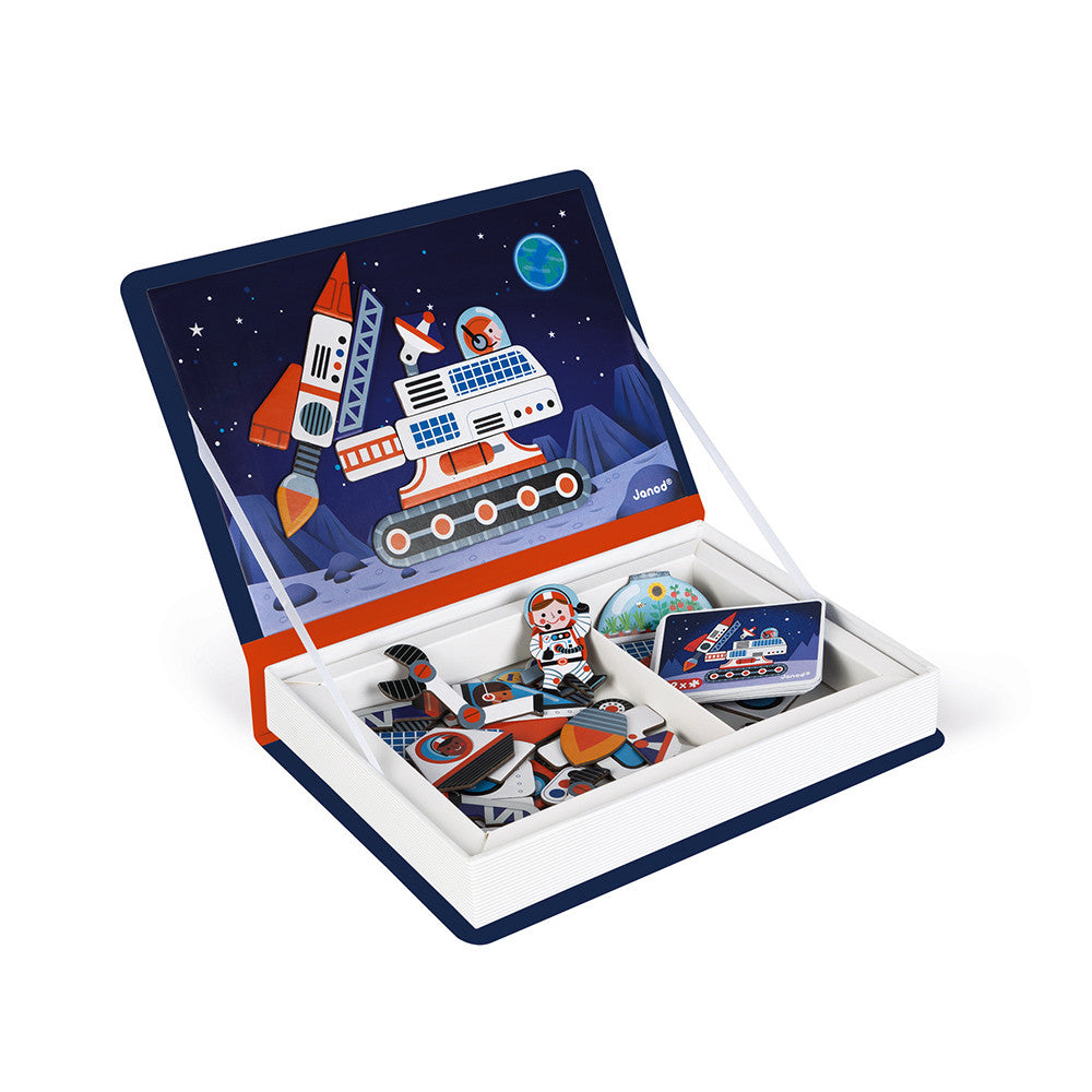 Janod Cosmos Magneti'Book Magnetic Space Educational Game – 52 Magnets