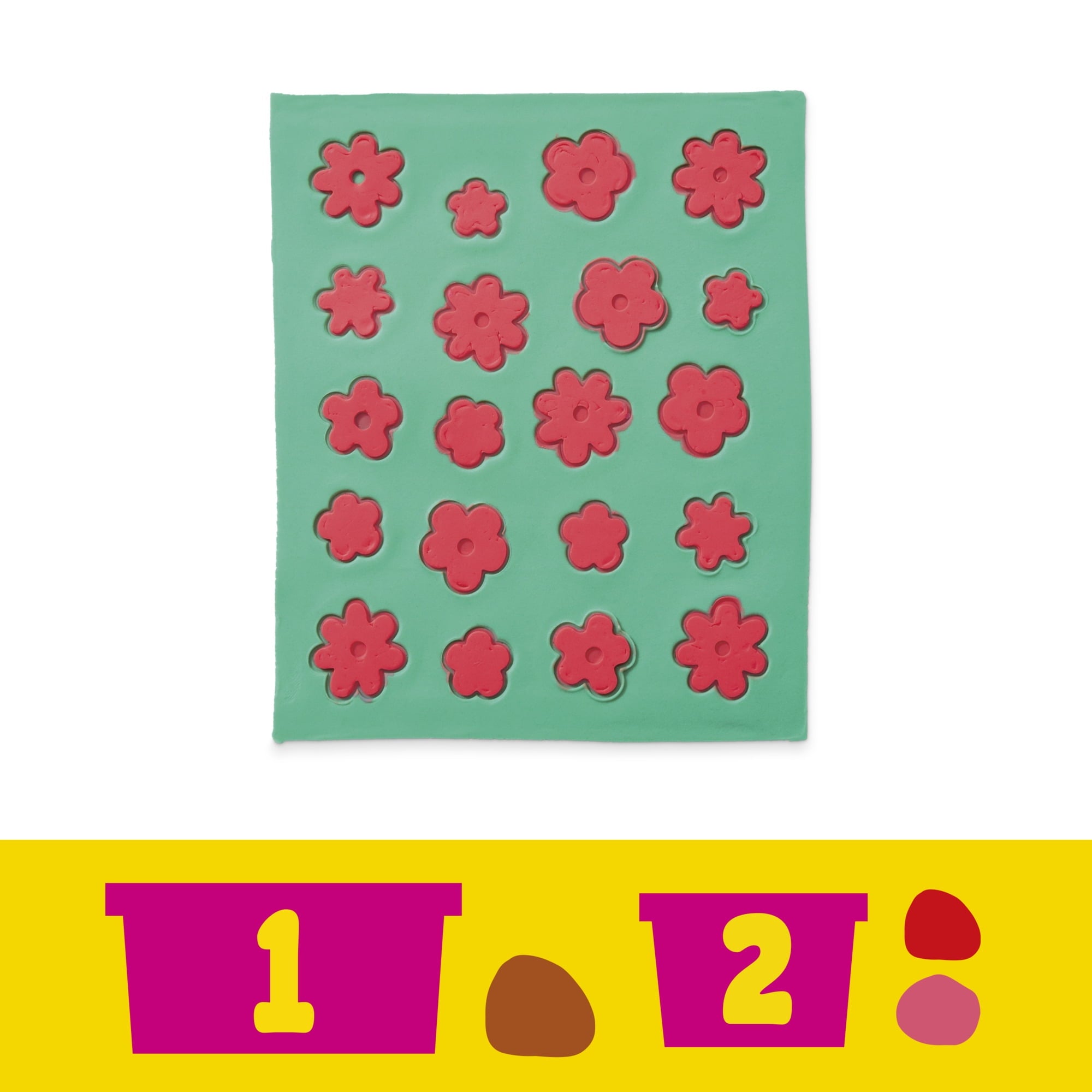 Play-Doh Barbie Florals and Fringe Set, Make Doll Clothes, Girls & Boys 5 and up