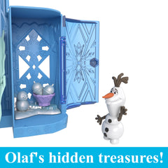 Disney Frozen Elsa’s Ice Palace Storytime Stacking Castle Playset with Small Doll & 8 Pieces