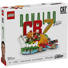 LEGO Editions Cristiano Ronaldo – Soccer Highlights - Building Set for Boys & Girls, Ages 10+ - Fathers Day Gift - Kids Bedroom or Shelf Decor W/ Plaque - 43012