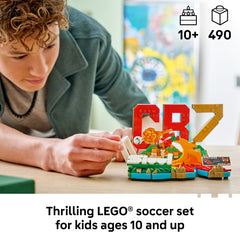 LEGO Editions Cristiano Ronaldo – Soccer Highlights - Building Set for Boys & Girls, Ages 10+ - Fathers Day Gift - Kids Bedroom or Shelf Decor W/ Plaque - 43012