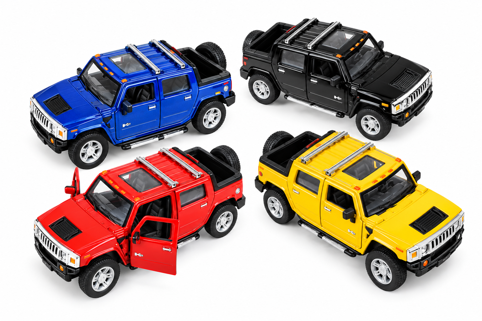 The Toy Network 5 Inch Hummer H2 SUT Pull Back 1 Piece Random Color