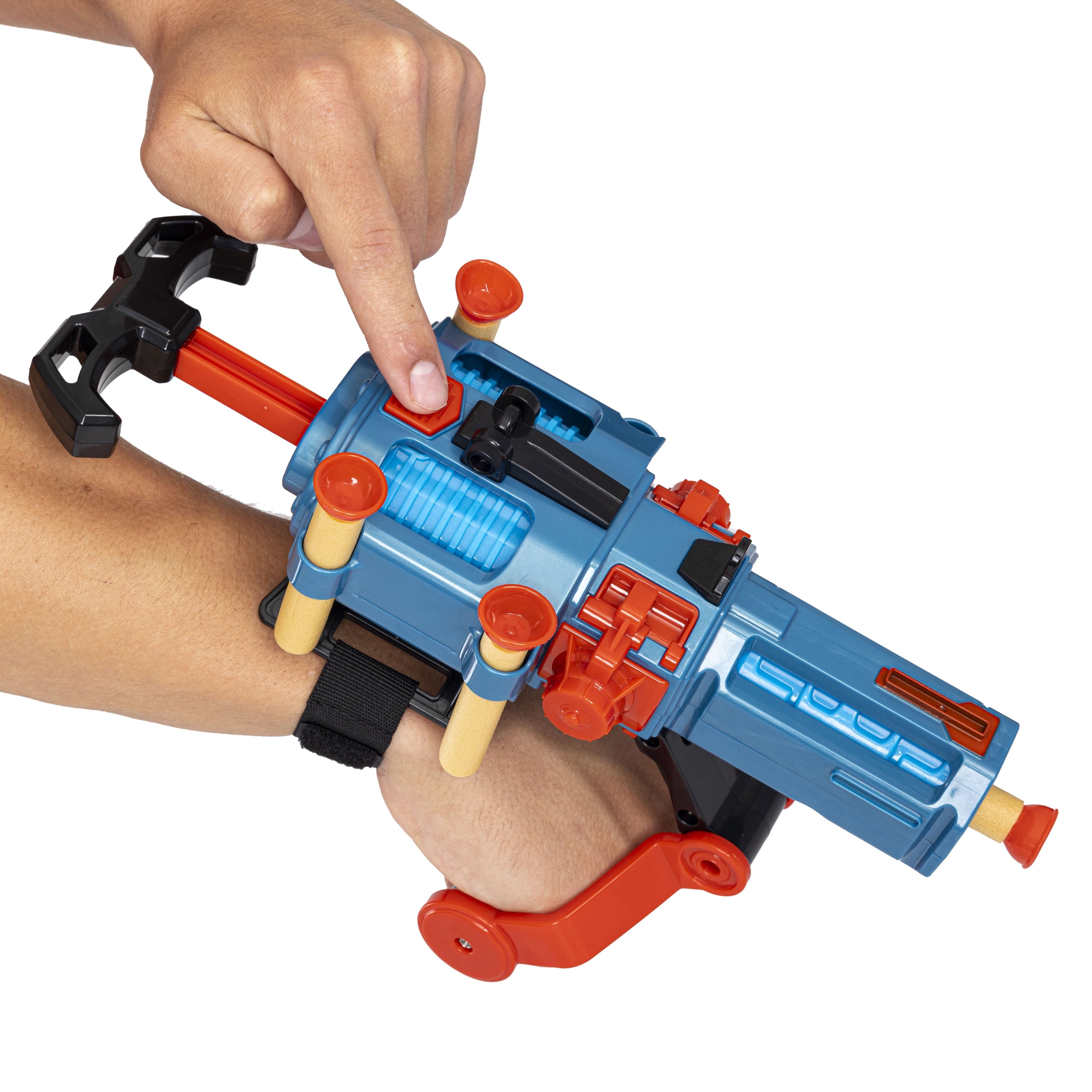 Skibidi Toilet Plunger Blaster, Action Dart Blaster with 4 Plunger Foam Darts, Officially Licensed Skibidi Toilet Brand Merch