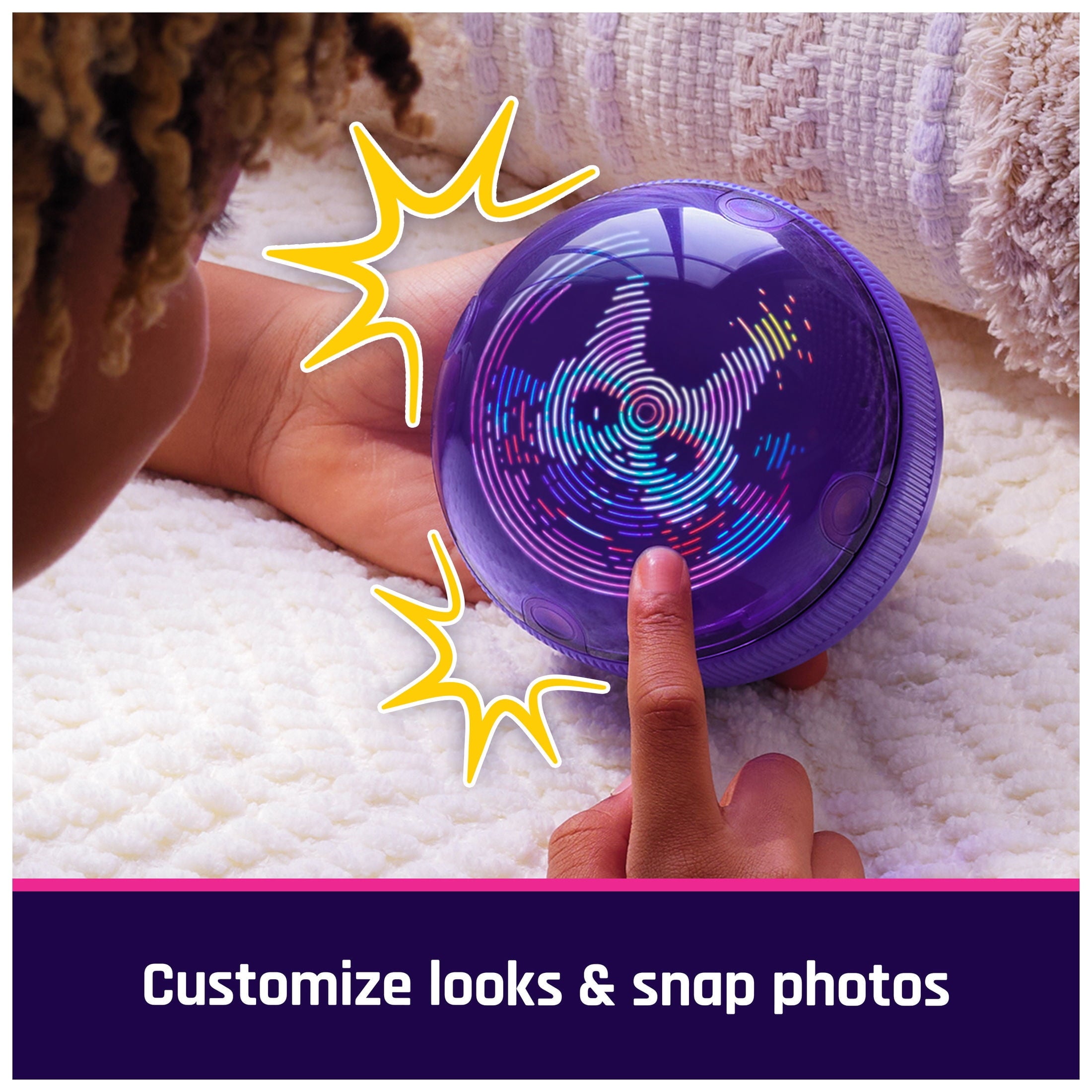 Bitzee, Hamster Ball Interactive Digital Pet, over 20 Characters, Reacts to Touch & Rolls