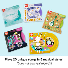 Fisher-Price Rockin’ Record Player Musical Toy with Turntable & 5 Records for Toddler Pretend Play