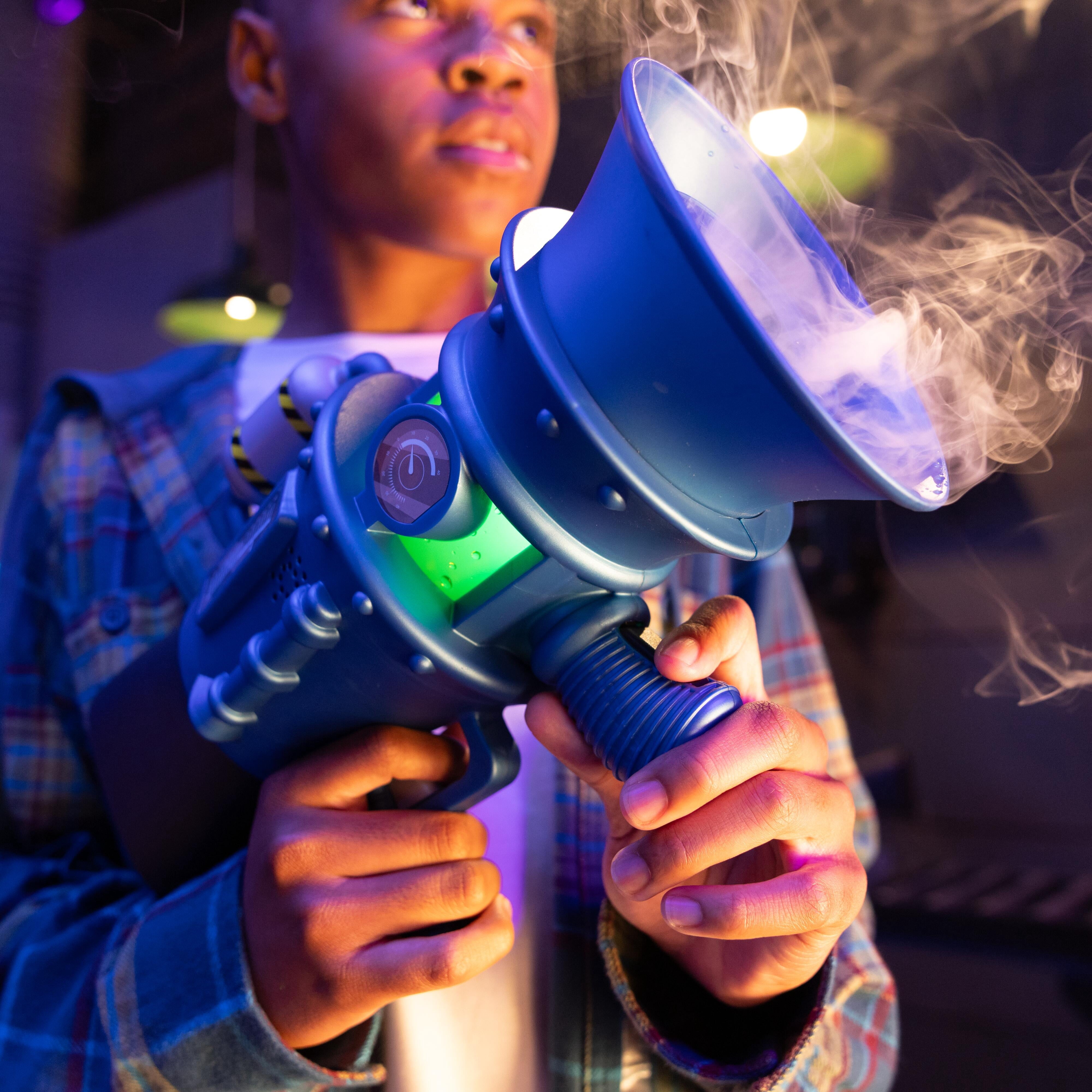 Minions & Monsters Fart Blaster Pro with 8 Stink Settings, Shoots Stinky Fart Rings up to 6' Away Includes 2 Different Scented Fart Formulas , Ages 4+