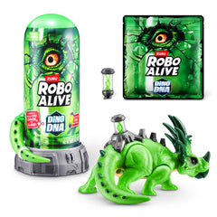 Robo Alive Dino DNA Dinosaur by ZURU - Robot Toy Light-Up DNA Helix Spine for Kids Ages 3+