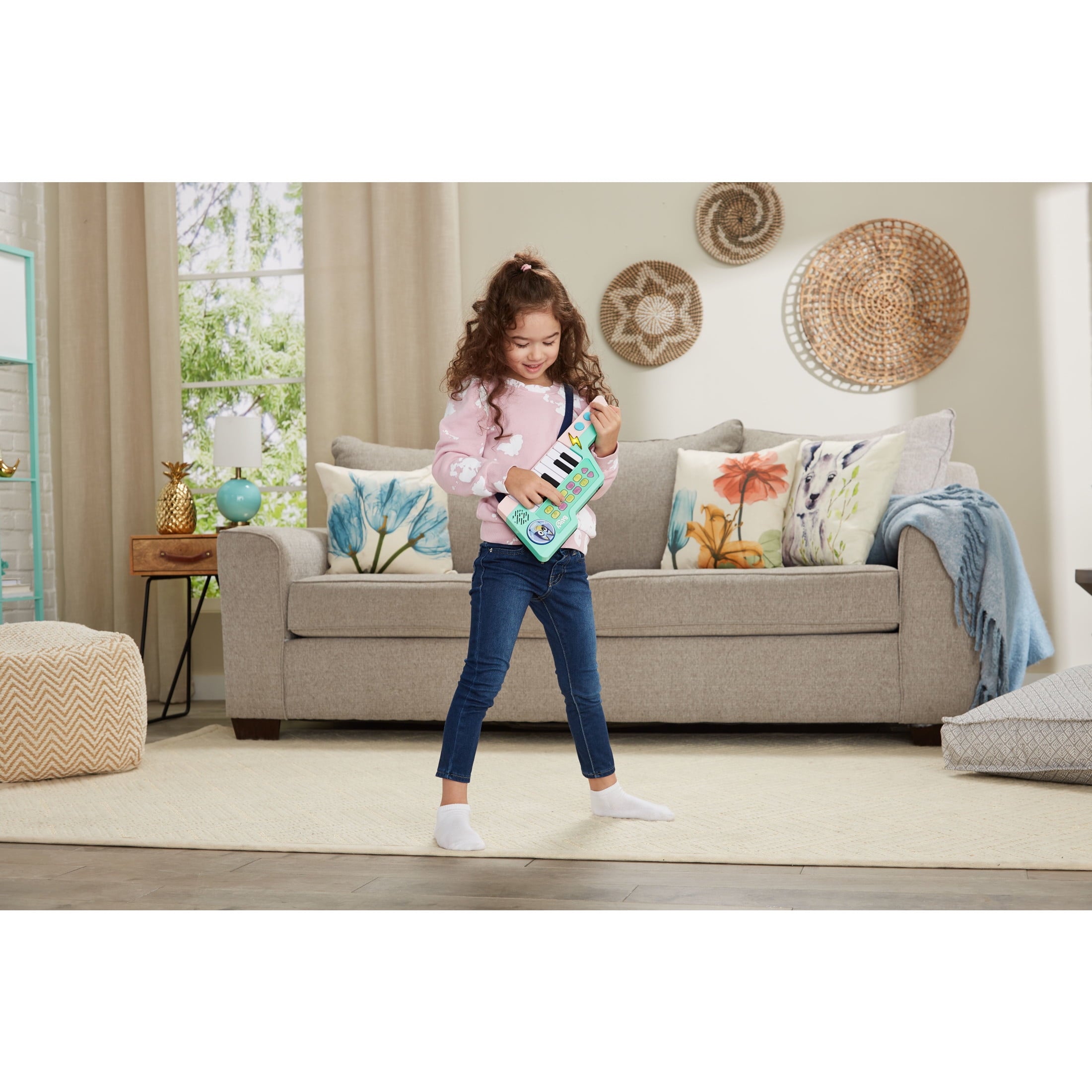 VTech Bluey Bluey's Keytar with Accessories, Baby and Toddler Toys