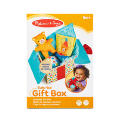 Melissa & Doug Wooden Surprise Gift Box Baby Sensory Toy
