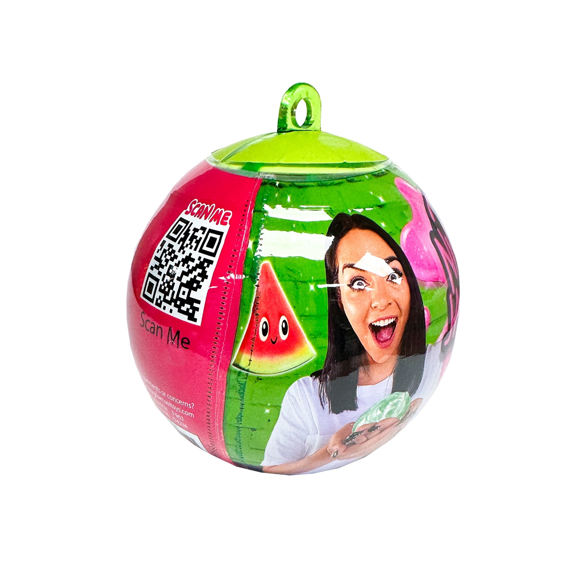 Compound Kings Nichole Jacklyne Water Slime, Green, Watermelon Scented, Fruit Container, Ages 4+